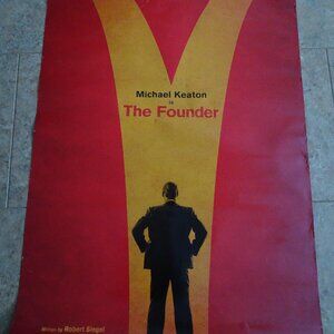THE FOUNDER - MOVIE POSTER WITH MICHAEL KEATON AS RAY KROC